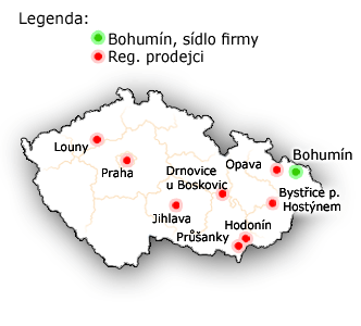 regionln prodejci v ČR